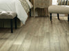 Exquisite Floorte Hardwood in the color brightened oak by Shaw flooring in a home, showing the finished look.
