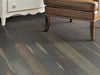 Exquisite Floorte Hardwood in the color pewter oak by Shaw flooring in a home, showing the finished look.