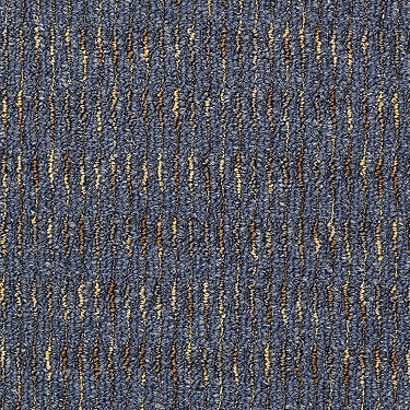 Jargon Commercial Carpet by Philadelphia Commercial in the color Hub. Sample of blues carpet pattern and texture.