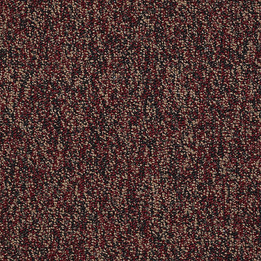 No Limits 26 Commercial Carpet by Philadelphia Commercial in the color Abundance. Sample of reds carpet pattern and texture.
