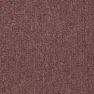 Dividend 26 Unitary Commercial Carpet by Philadelphia Commercial in the color Fixed Rate. Sample of reds carpet pattern and texture.