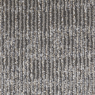 Chain Reaction Commercial Carpet by Philadelphia Commercial in the color Falling Domino. Sample of grays carpet pattern and texture.