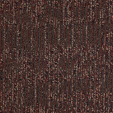 Chain Reaction Commercial Carpet by Philadelphia Commercial in the color Spam. Sample of reds carpet pattern and texture.