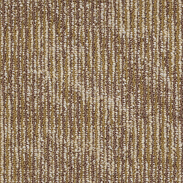 Ripple Effect Commercial Carpet by Philadelphia Commercial in the color Echo. Sample of golds carpet pattern and texture.