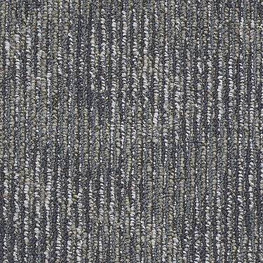 Ripple Effect Commercial Carpet by Philadelphia Commercial in the color Rumor Mill. Sample of grays carpet pattern and texture.