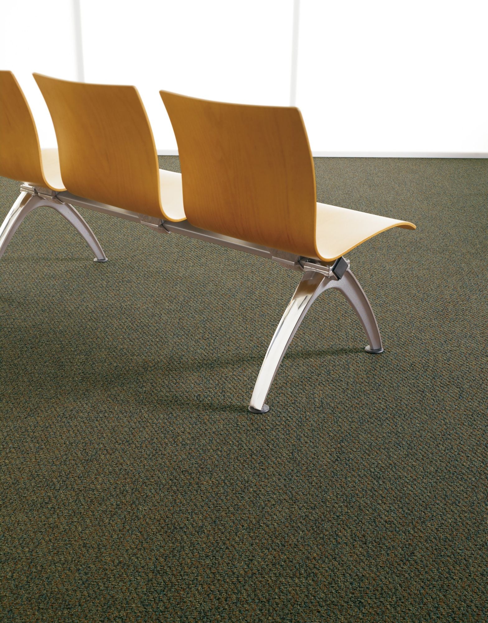 All Access Commercial Carpet by Philadelphia Commercial in the color Right-Of-Way. Image of greens carpet in a room.