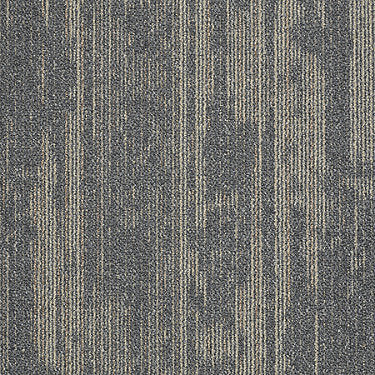 Rendered Bark Commercial Carpet by Philadelphia Commercial in the color Pebble Sky. Sample of grays carpet pattern and texture.