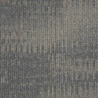 Rendered Lines Commercial Carpet by Philadelphia Commercial in the color Pebble Sky. Sample of grays carpet pattern and texture.