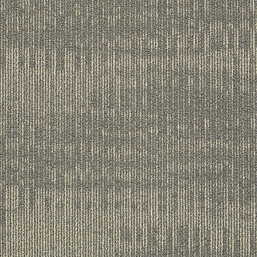 Rendered Lines Commercial Carpet by Philadelphia Commercial in the color Misty Dawn. Sample of grays carpet pattern and texture.