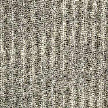 Rendered Lines Commercial Carpet by Philadelphia Commercial in the color Gray Birch. Sample of grays carpet pattern and texture.