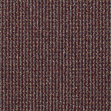 World Wide Commercial Carpet by Philadelphia Commercial in the color Amsterdam. Sample of reds carpet pattern and texture.