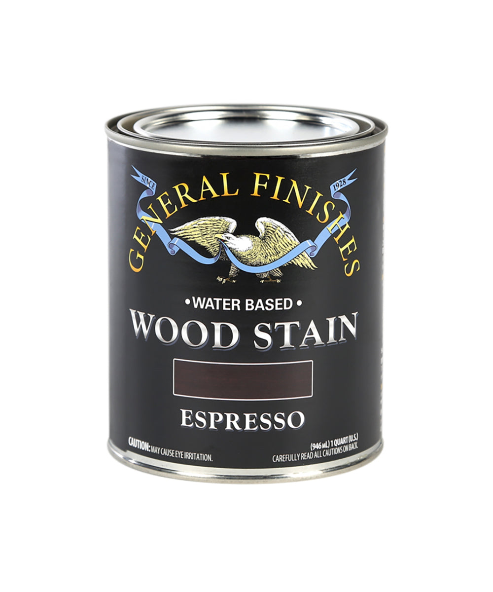 GENERAL FINISHES WATER BASED WOOD STAIN. Available at John Boyle Decorating Centers in Connecticut