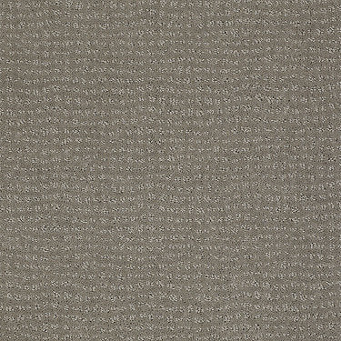 Vibe Residential Carpet by Anderson Tuftex in the color Platinum. Sample of grays carpet pattern and texture.