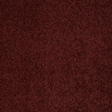 Pleasant Times Residential Carpet by Anderson Tuftex in the color Fire Brick. Sample of reds carpet pattern and texture.