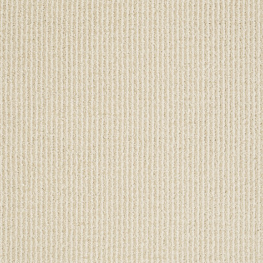 Baywood Ave. Residential Carpet by Anderson Tuftex in the color Satin Ivory. Sample of beiges carpet pattern and texture.