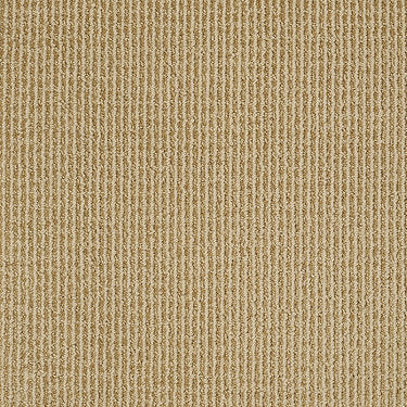 Baywood Ave. Residential Carpet by Anderson Tuftex in the color Daybreak Yellow. Sample of golds carpet pattern and texture.
