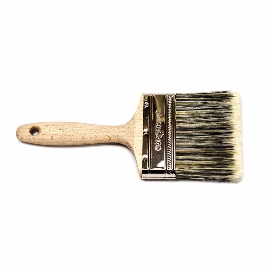 Corona Stain N Seal 4" Nylon Polyester Brush