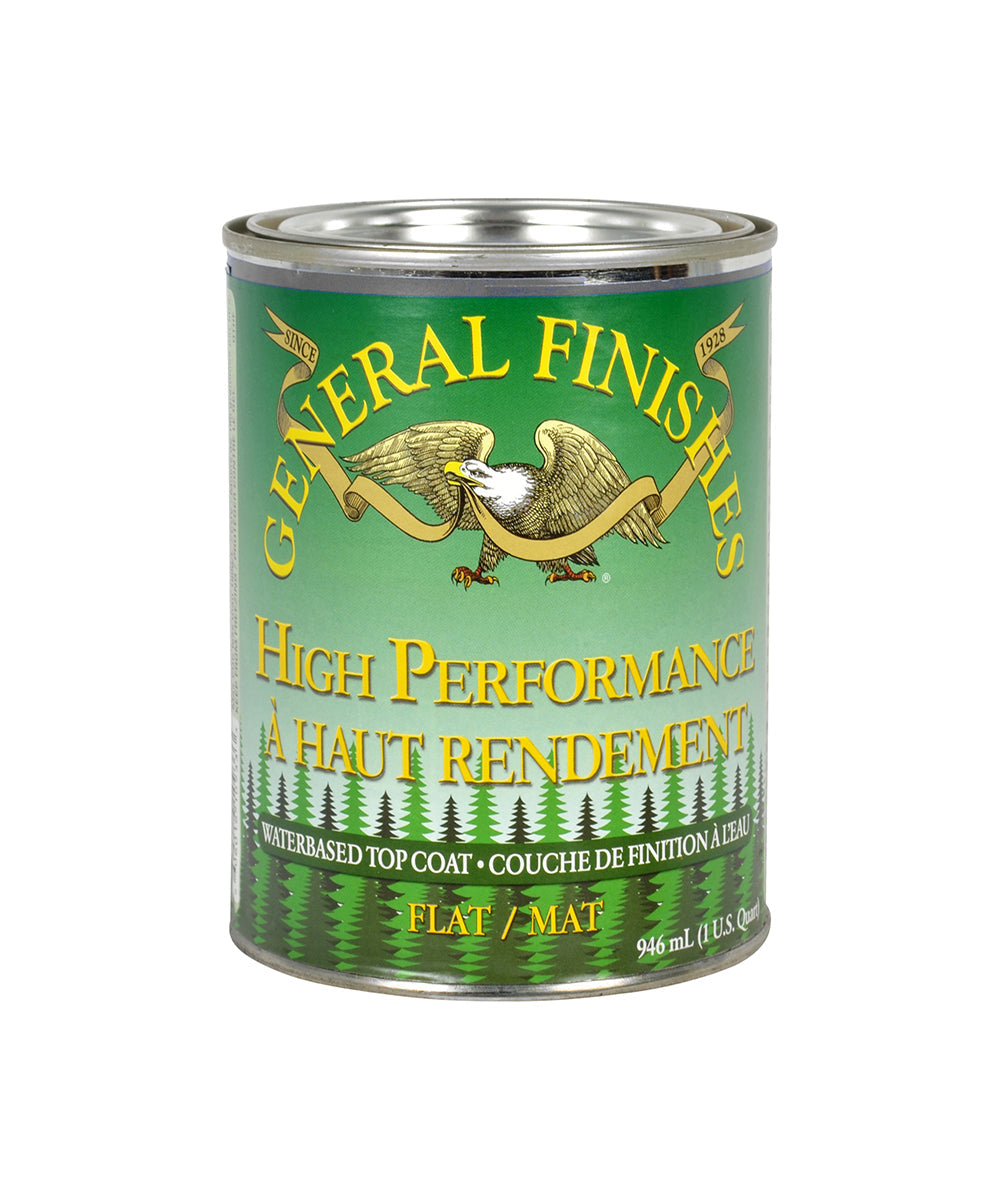 GENERAL FINISHES HIGH PERFORMANCE TOPCOAT. Available at John Boyle Decorating Centers in Connecticut