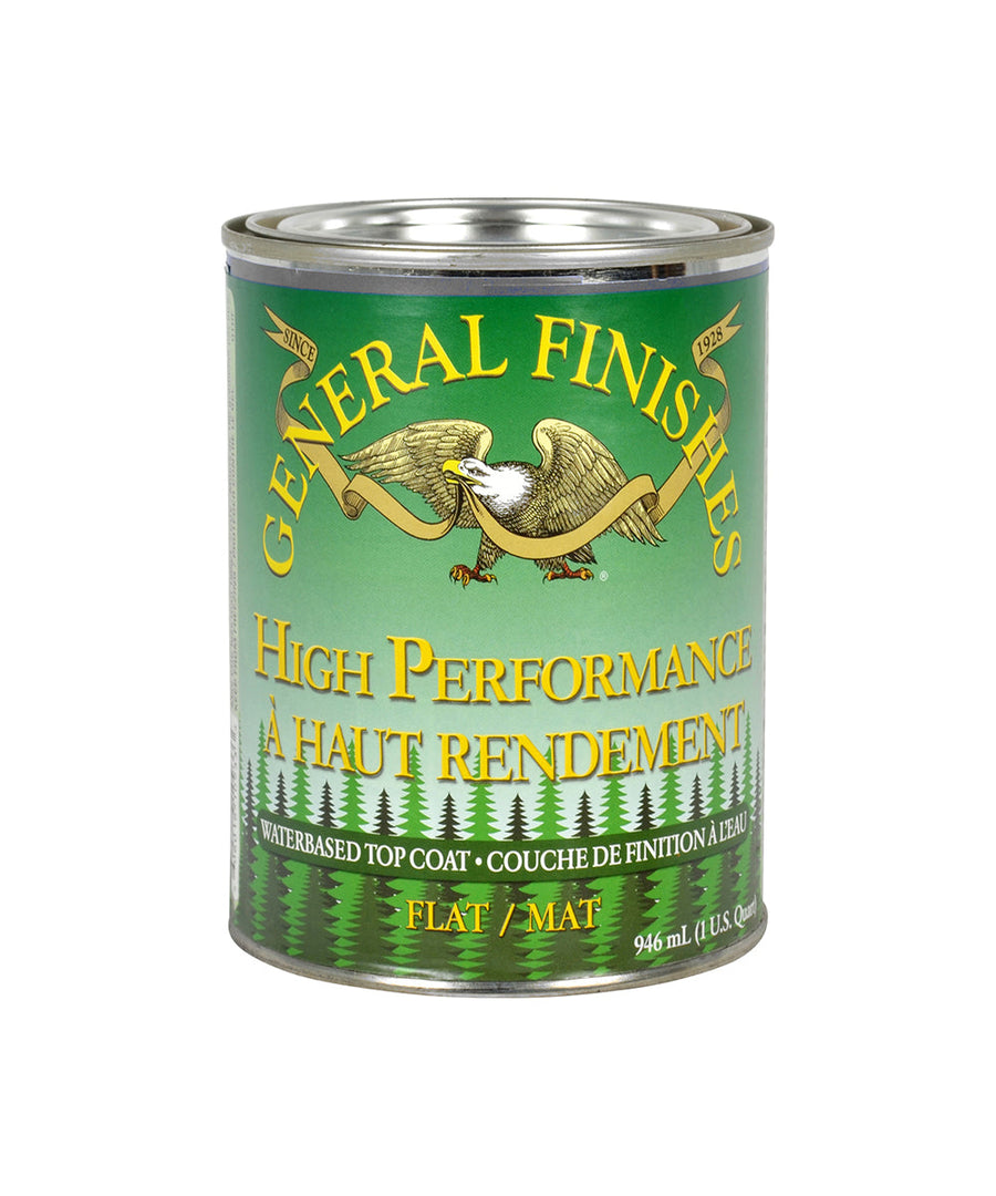 GENERAL FINISHES HIGH PERFORMANCE TOPCOAT. Available at John Boyle Decorating Centers in Connecticut